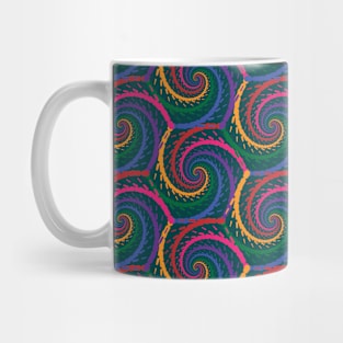 Abstract Color Swirl Mug